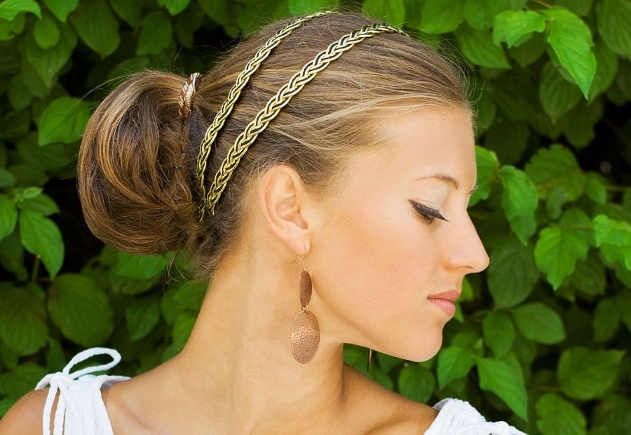 Greek hairstyle for short hair