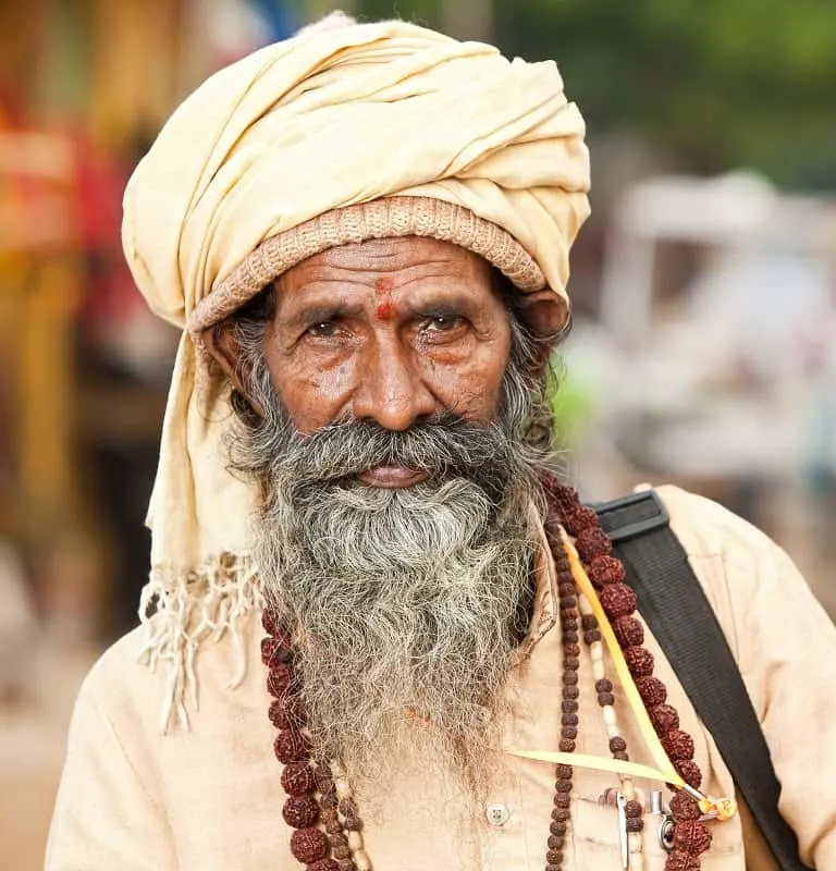 Grey beard for Indian men