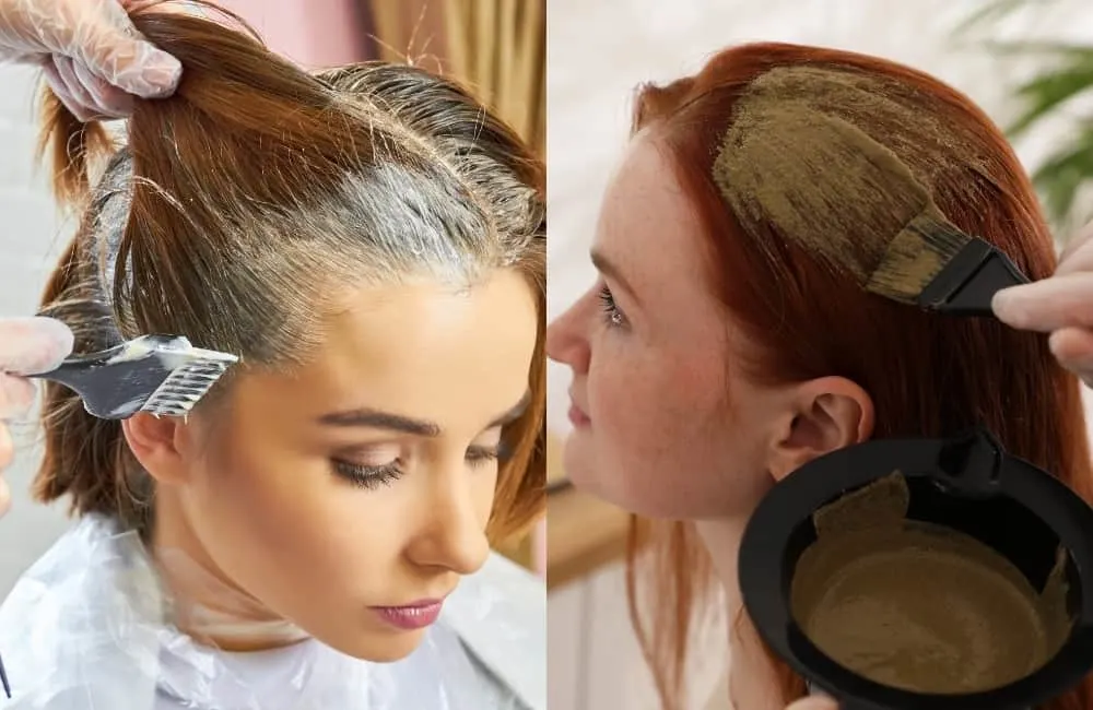 Hair Color Vs. Henna Application