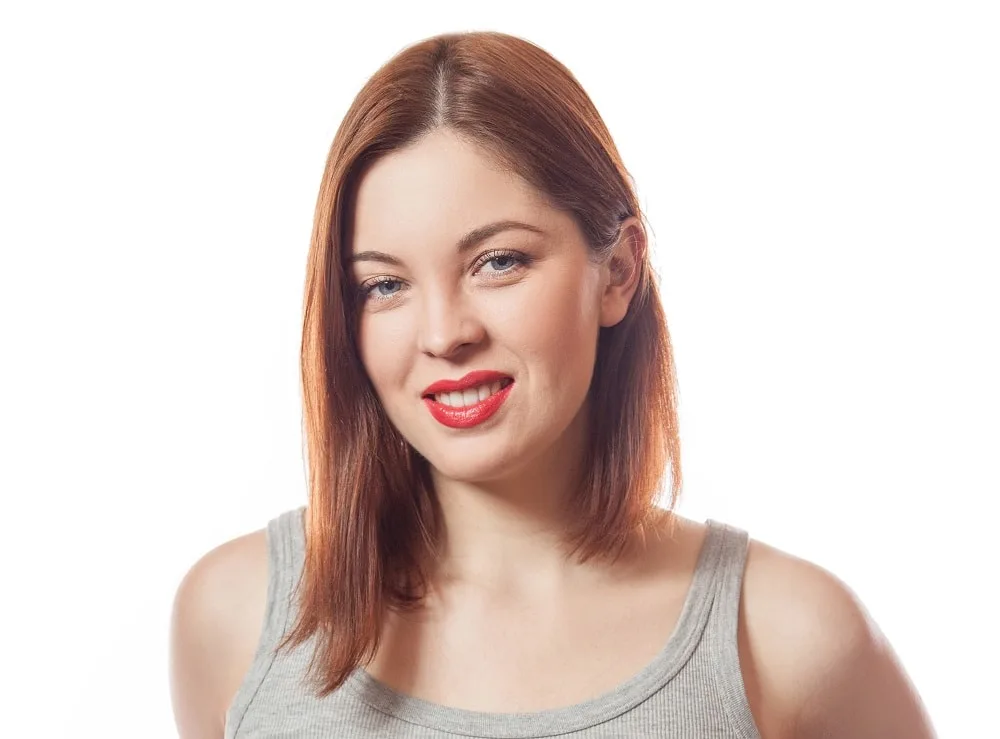 Hair Colors to Minimize Redness in Face - Red Brown