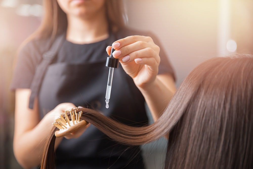Hair Glossing Salon Treatment for Dry Damaged Hair