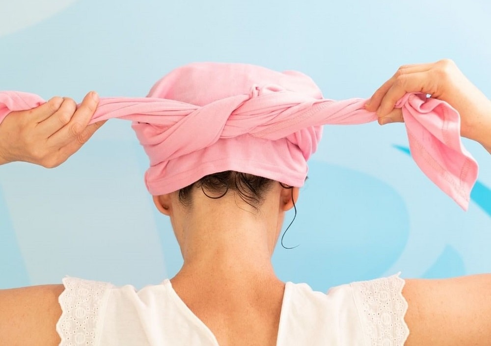 Hair Plopping Mistakes - Tying the Shirt or Towel Too Tight