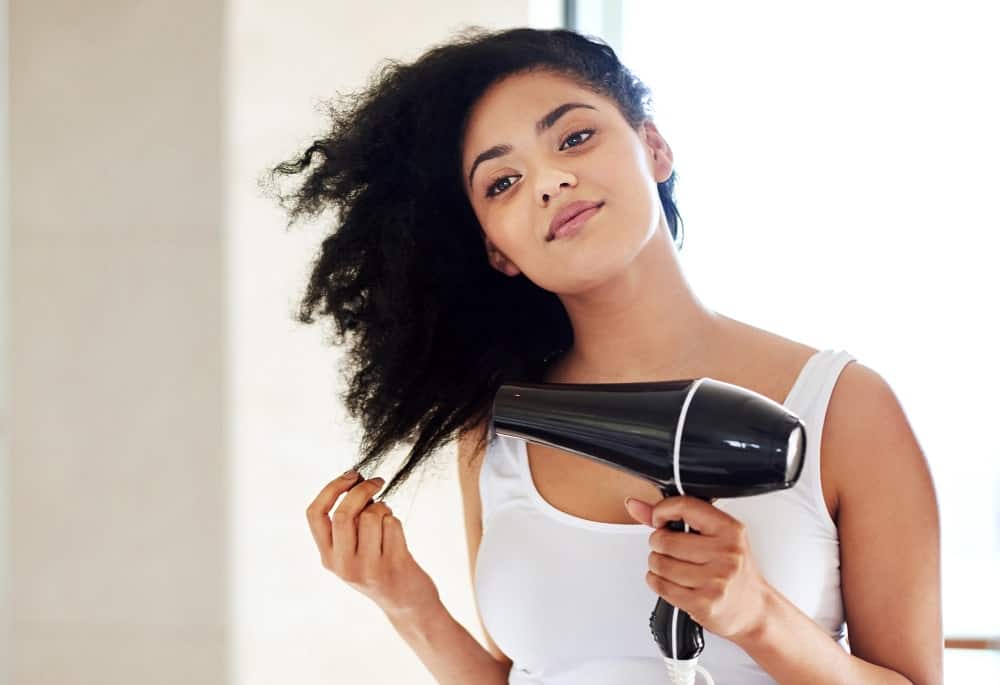 Hair Relaxer Alternatives -blow dry hair