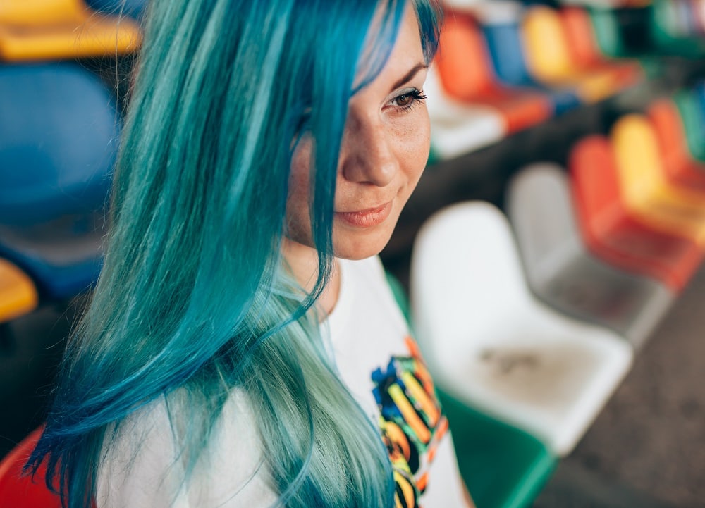 1. How to Dye Green Over Blue Hair - wide 8