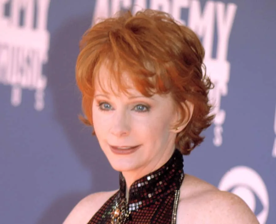 Reba McEntire with pixie hair