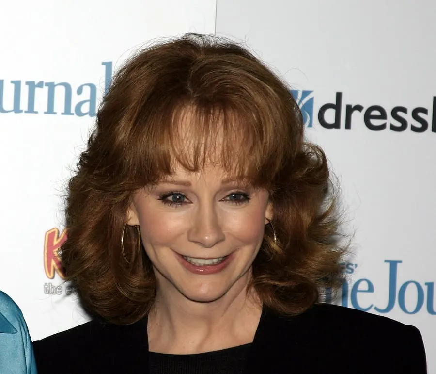 Reba McEntire with medium haircut