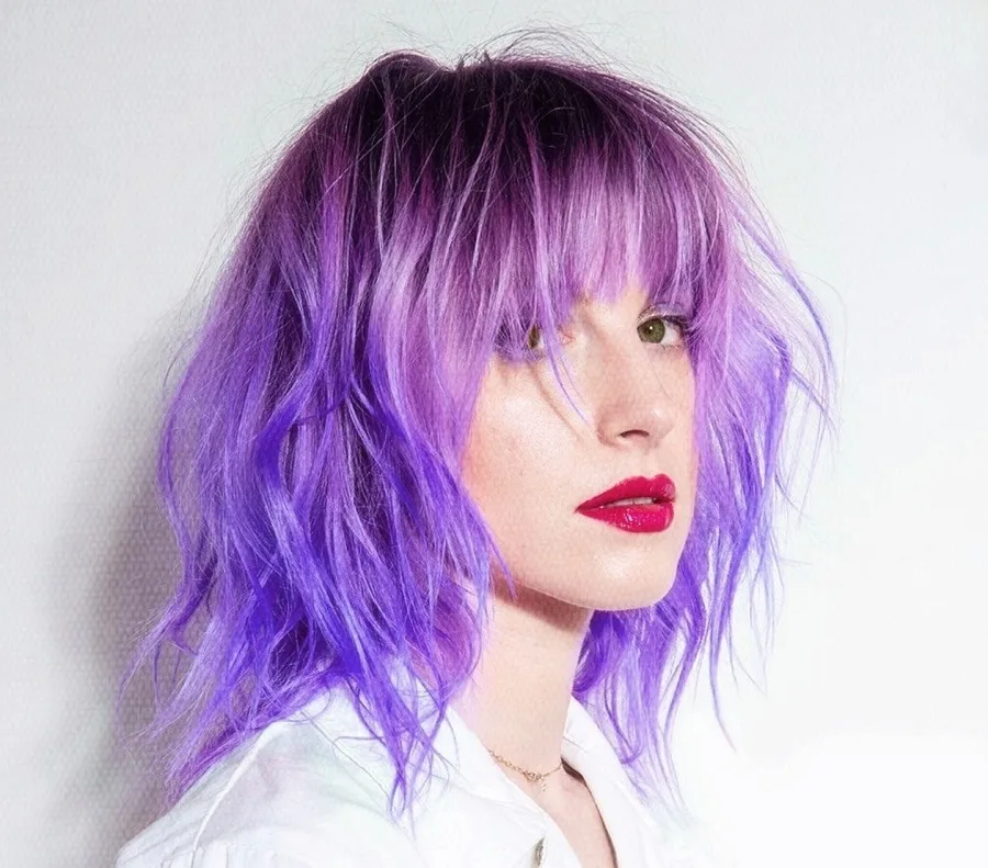 26 Famous Celebrities With Purple Hair – Hairstyle Camp