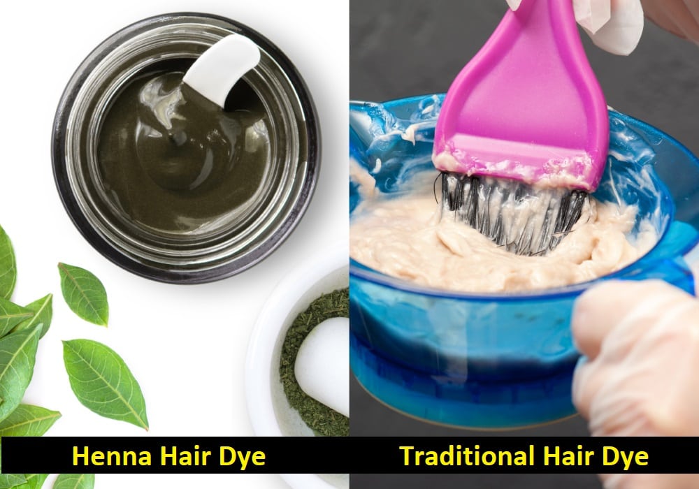 differences between henna and traditional dye