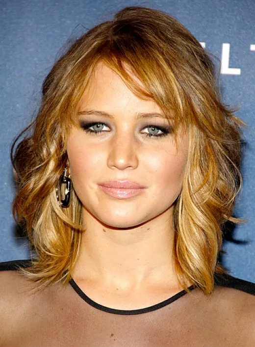 women curly Bangs For Thin Hairstyle 