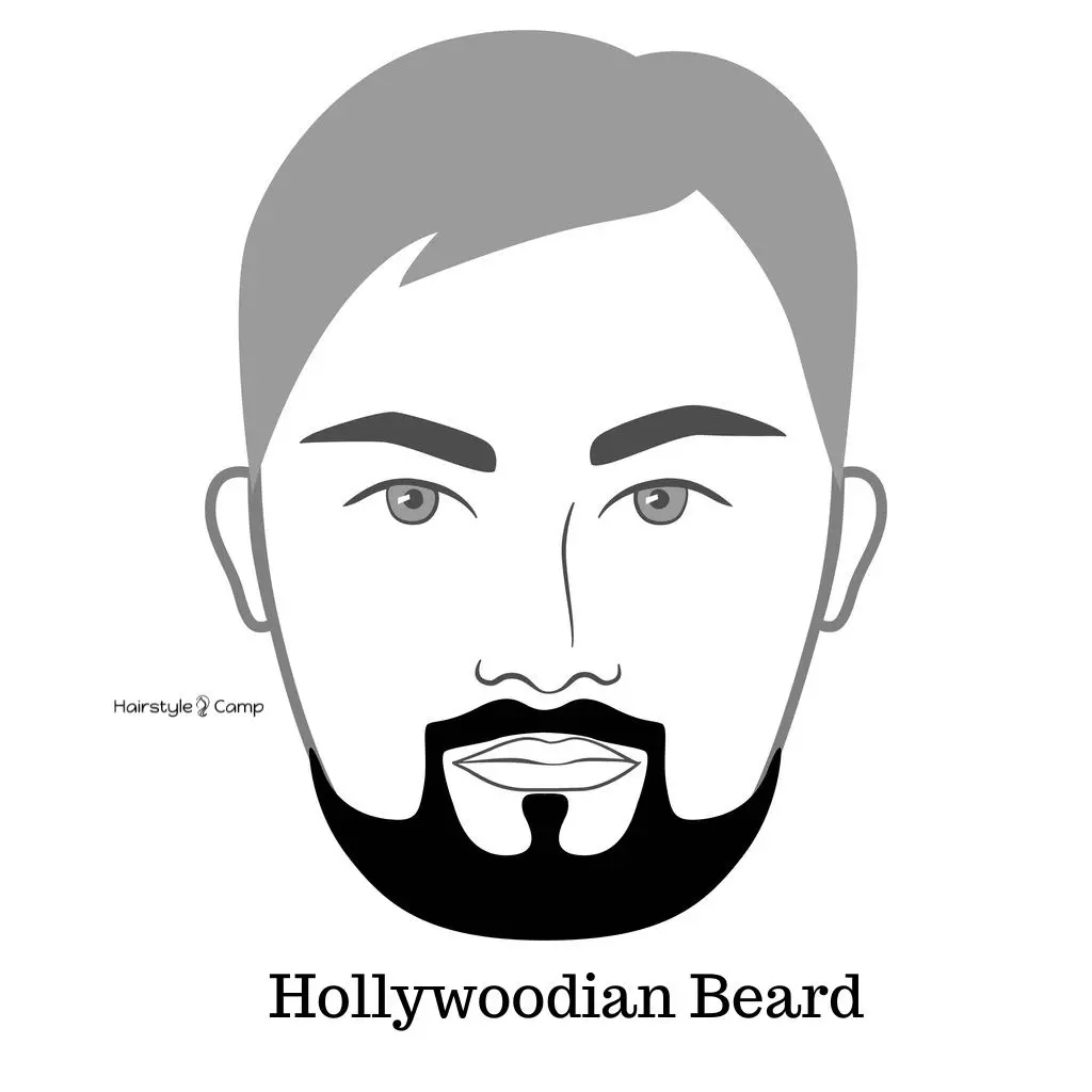 Hollywoodian beard look
