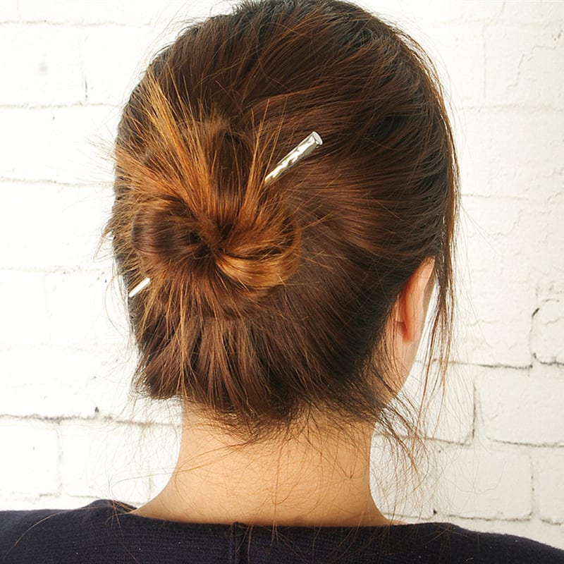 korean hair bun