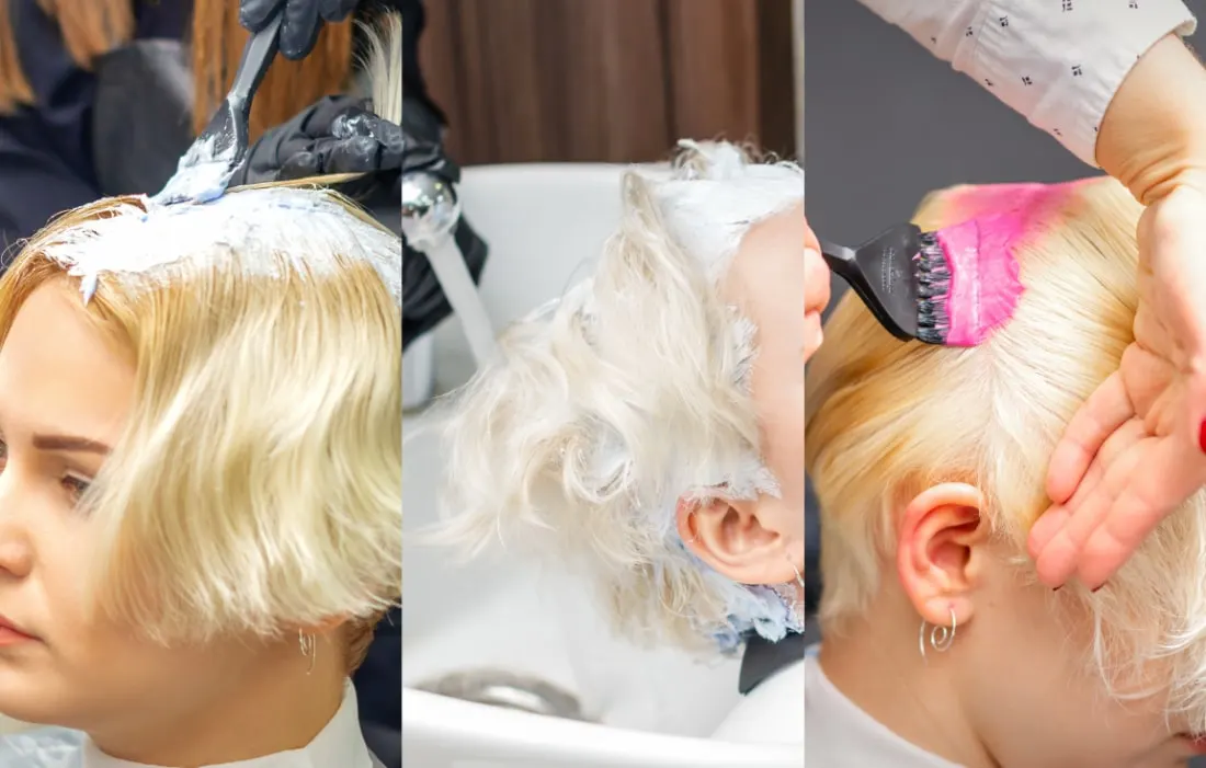 How To Bleach And Dye Hair on the Same Day