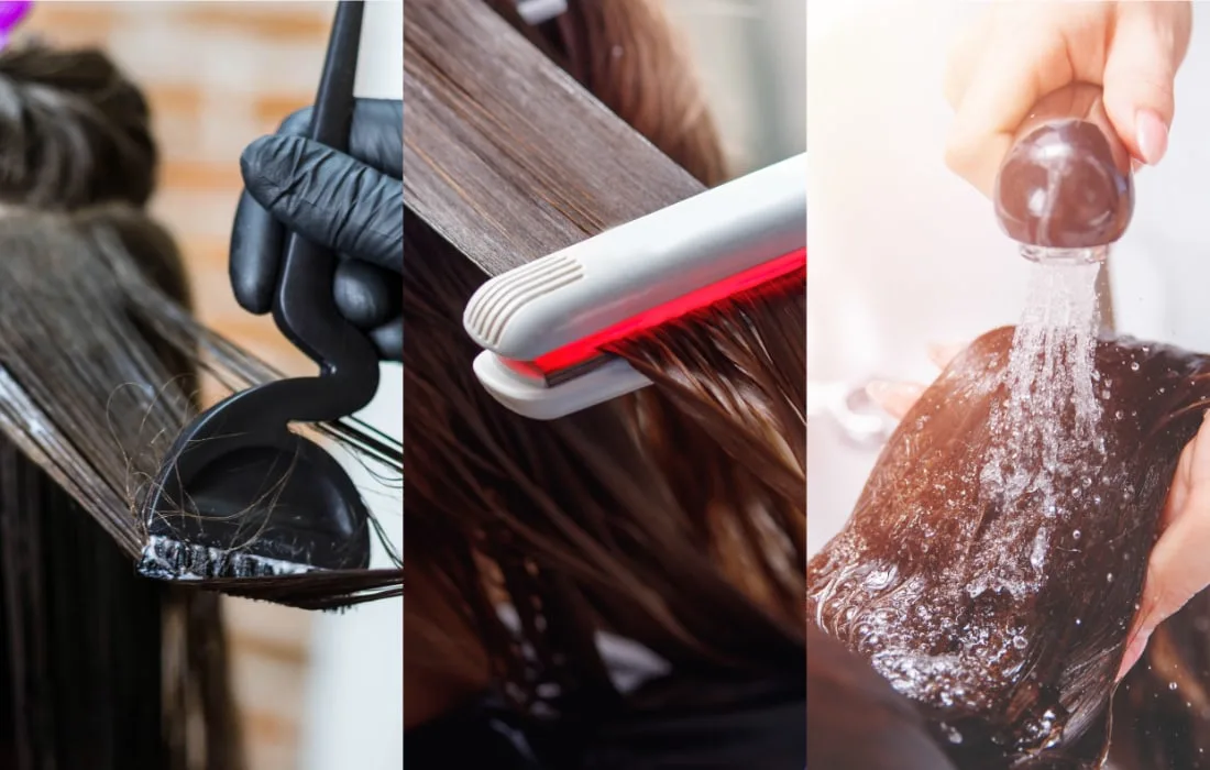 Process of Hair Smoothening