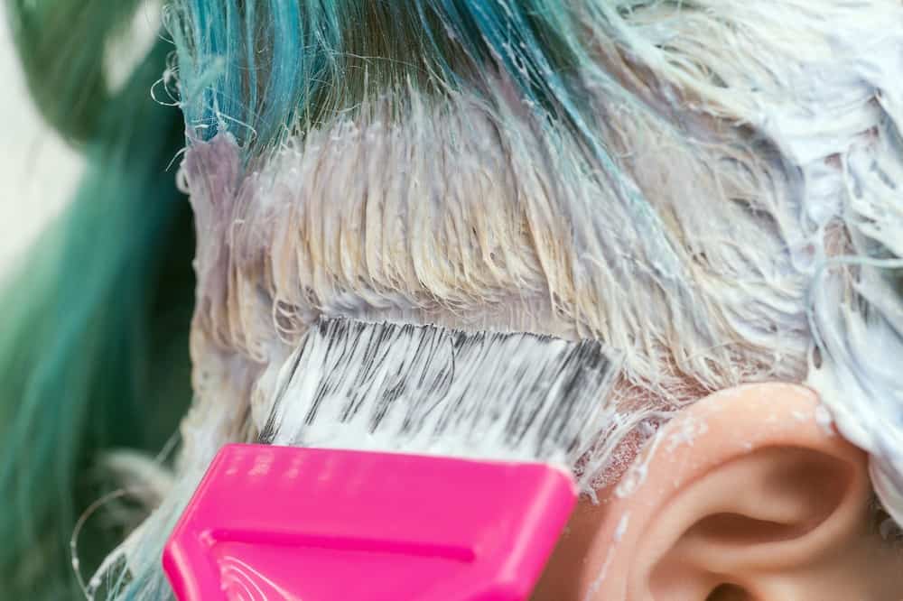 How To Dye Your Hair Blue - Bleach