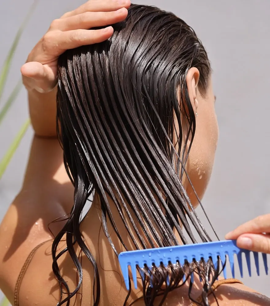 How To Get Oil-Based Paint Out Of Hair - Combing Out The Paint