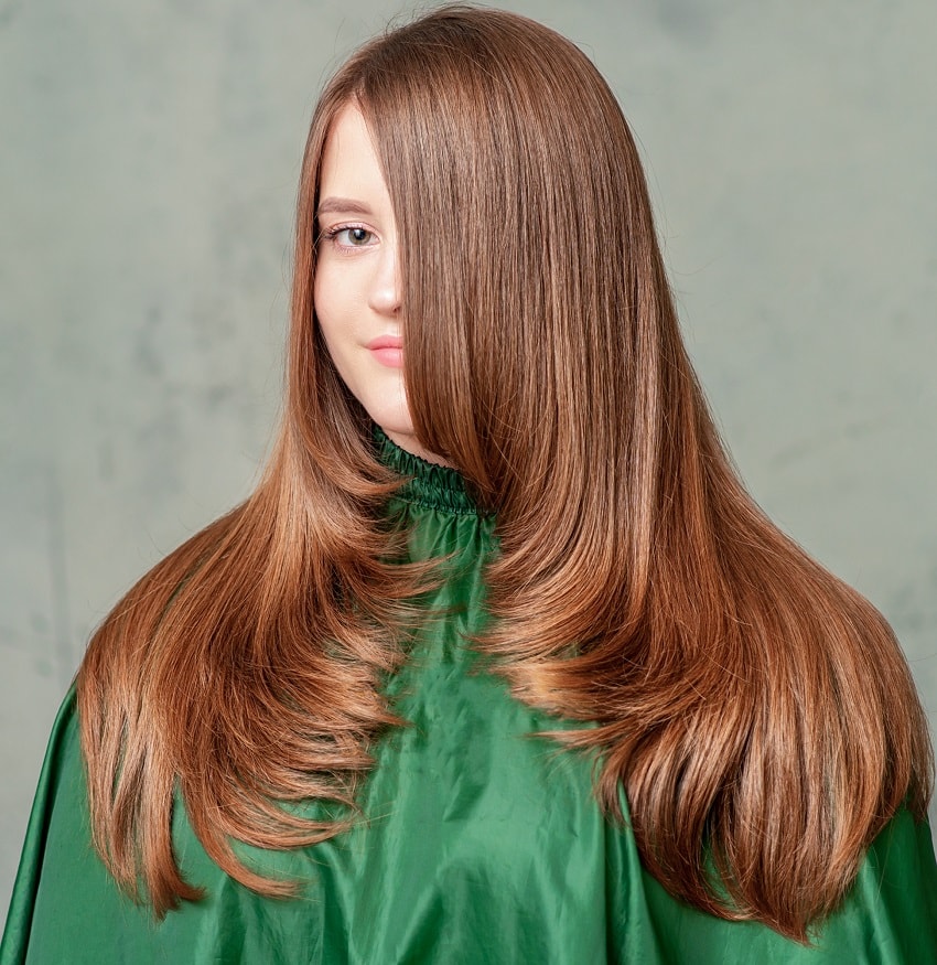 How to restore volume in hair after keratin treatment - try a layered haircut