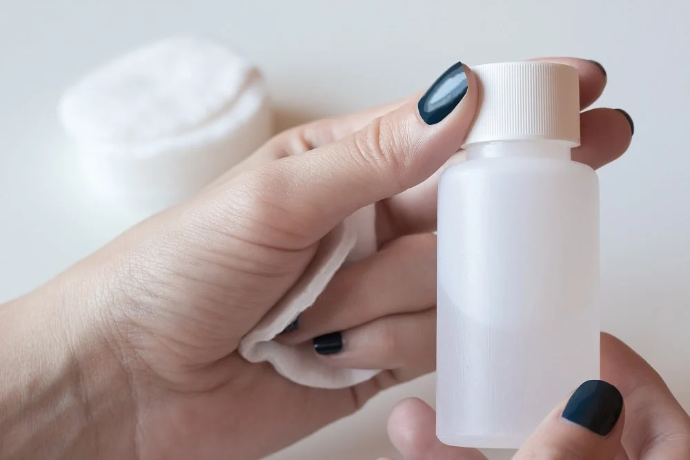 How to Get Paint Out of Hair - Use Nail Polish Remover