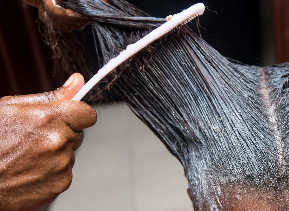 How to Get Rid of Relaxer From Hair - Deep condition