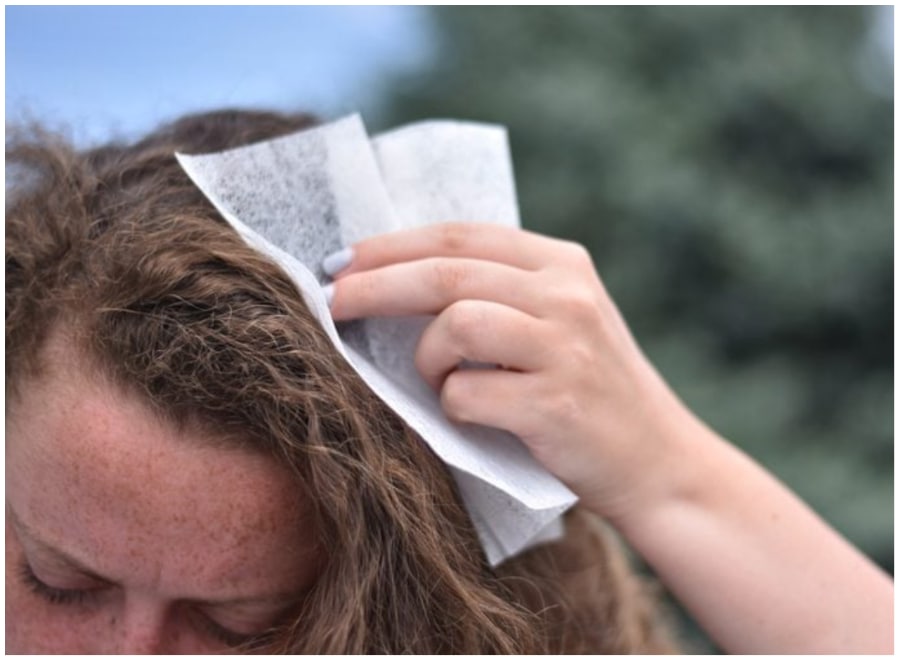 How to Tame Flyaways at the Root - Dryer Sheet