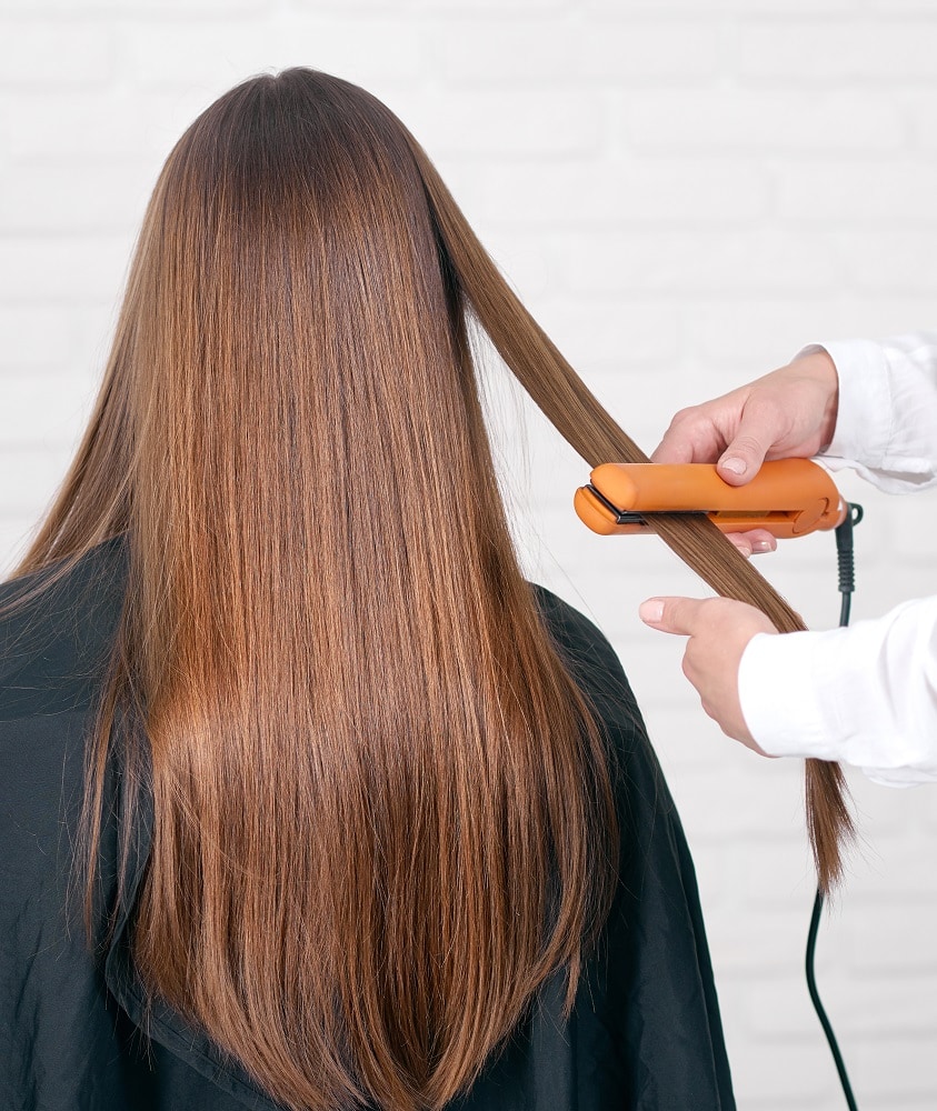 How to get glass hair - flat iron