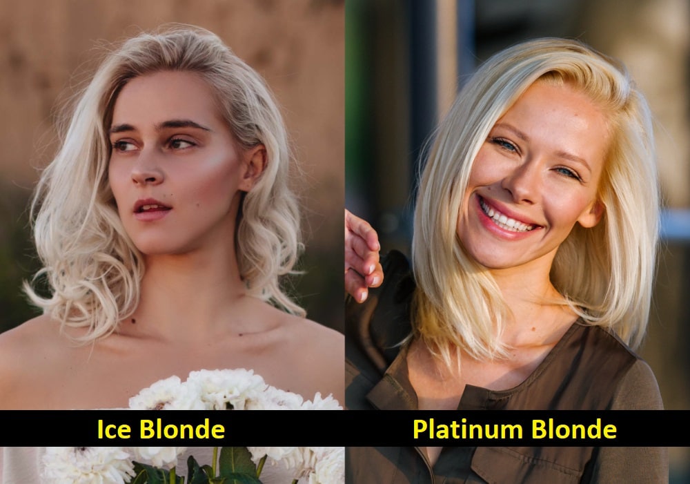 What Does Ice Blonde and Platinum Blonde Hair Look Like?
