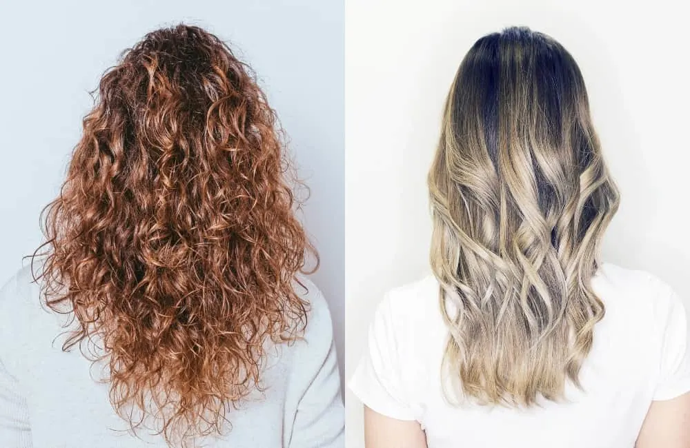 Identifying curly and wavy hair type