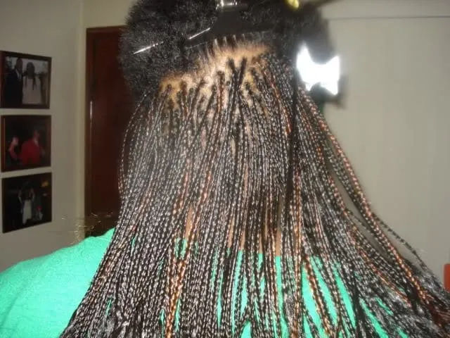 Long Individual Box Braided hair