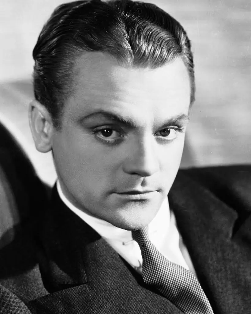 James Cagney With 1930s Side-Parted Wavy Hairstyle