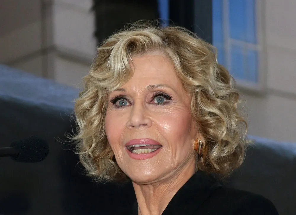 Jane Fonda's Blonde Curls