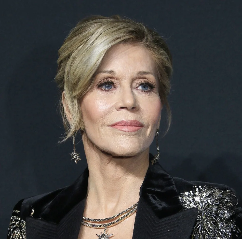 Jane Fonda's Updo Hairstyle