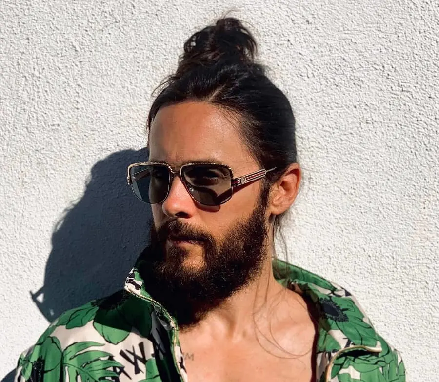 Jared Leto With Updo