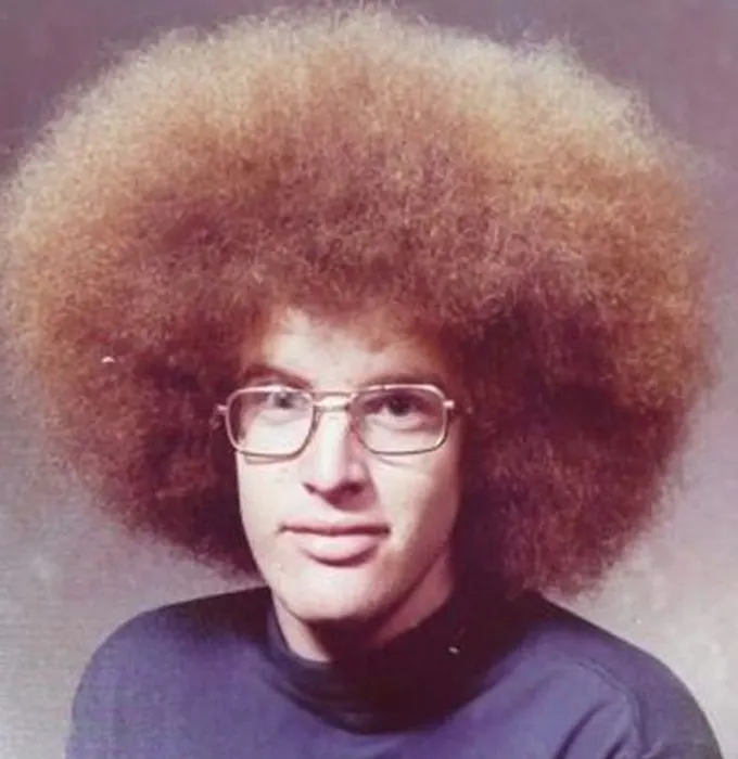 mega 'fro hairstyle for men