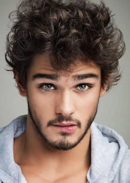 jewfro hairstyle for young man