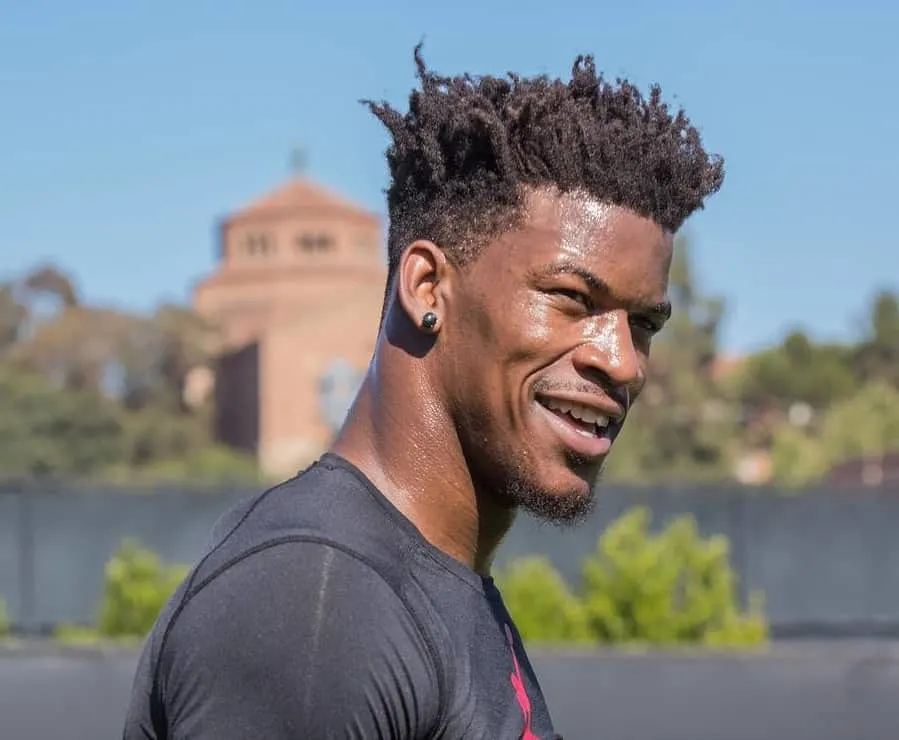 Jimmy Butler's Hairstyle With Undercut