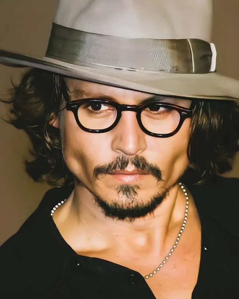 Johnny Depp with Anchor beard