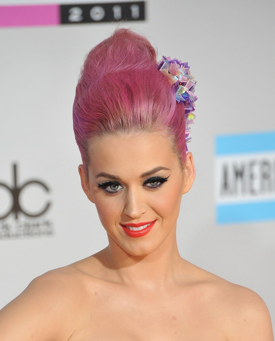 Katy Perry With Pink Hair