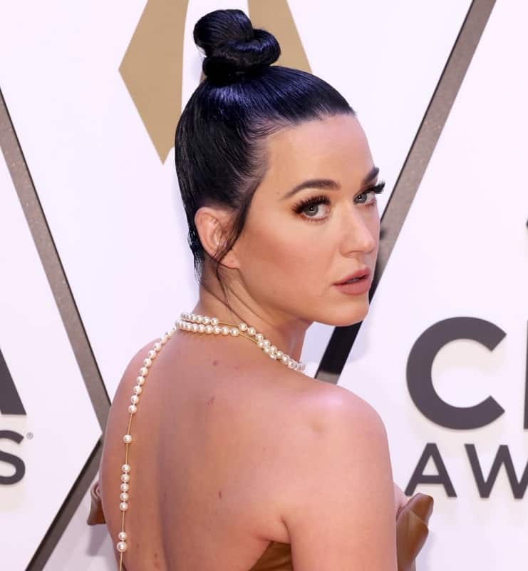 Katy Perry's Midnight Blue Top Knot