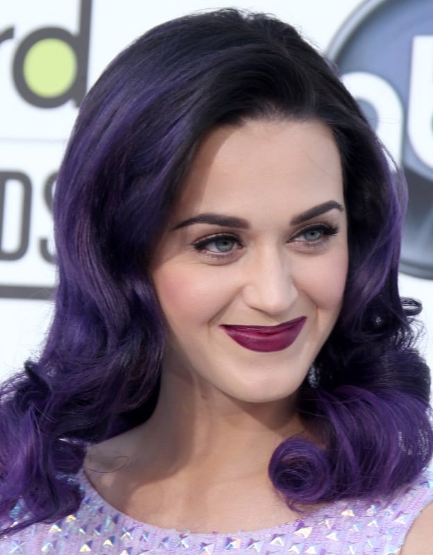 Katy Perry’s Purple Hair