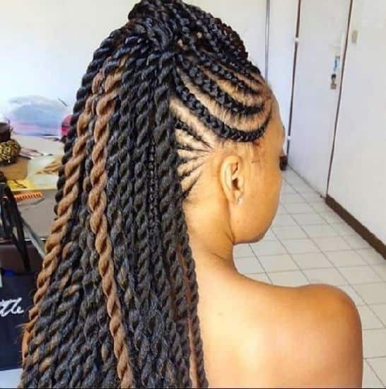 Mohawk hairstyle for kenyan women