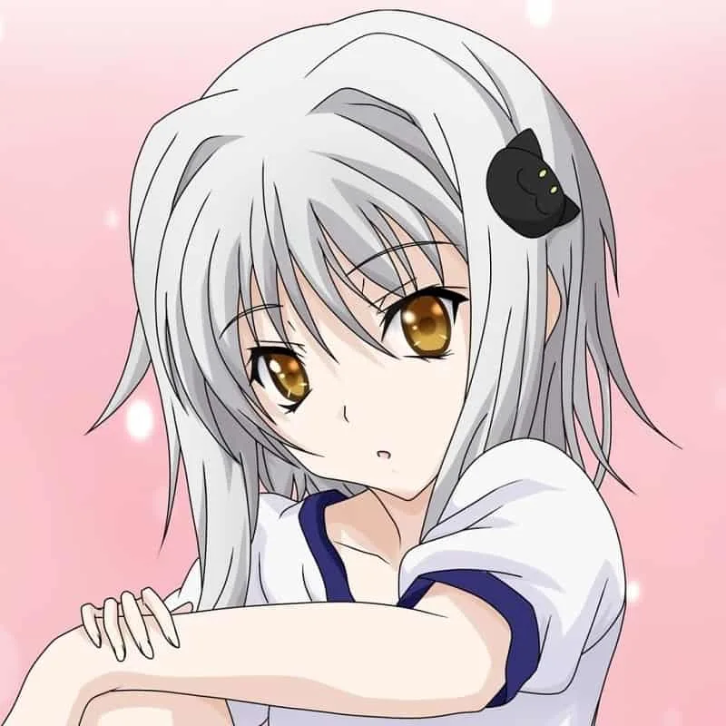 Koneko Toujou - anime girl with white hair