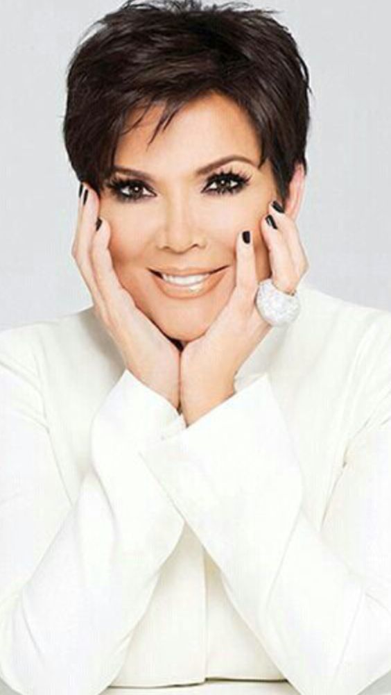 Kris Jenner’s Casual Boy Cut