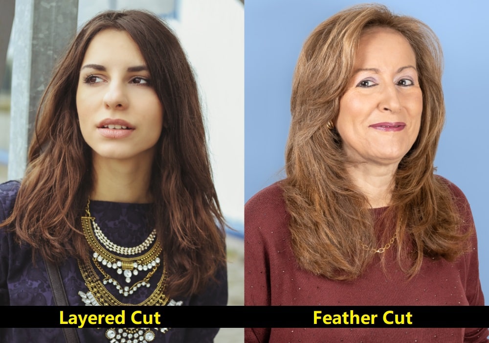 Difference Between Layered and Feathered Haircuts