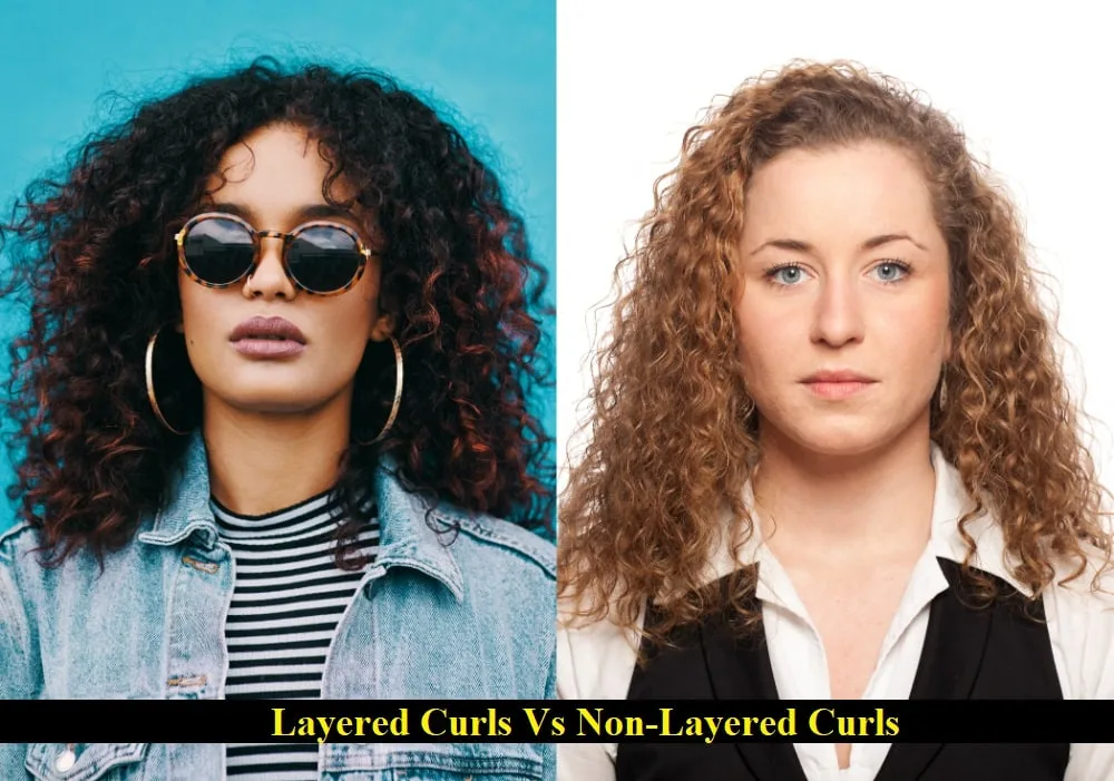 Layered Vs. Non-Layered Curly Hair - Face Shape
