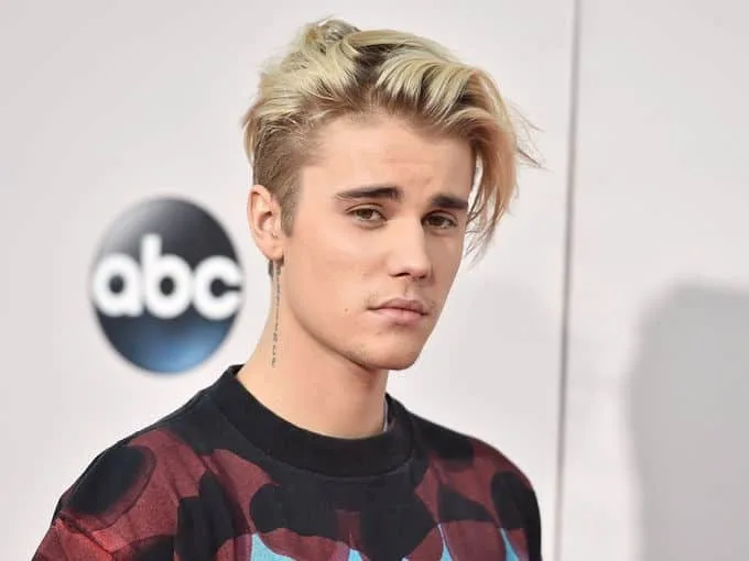 Justin Bieber Long Taper Hairstyle