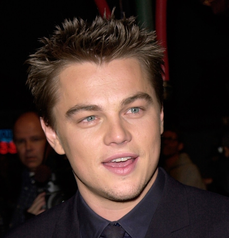 Leonardo DiCaprio with clean shaven look