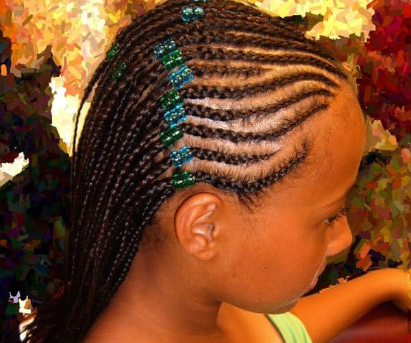 21 Attractive Little Girl Hairstyles with Beads 