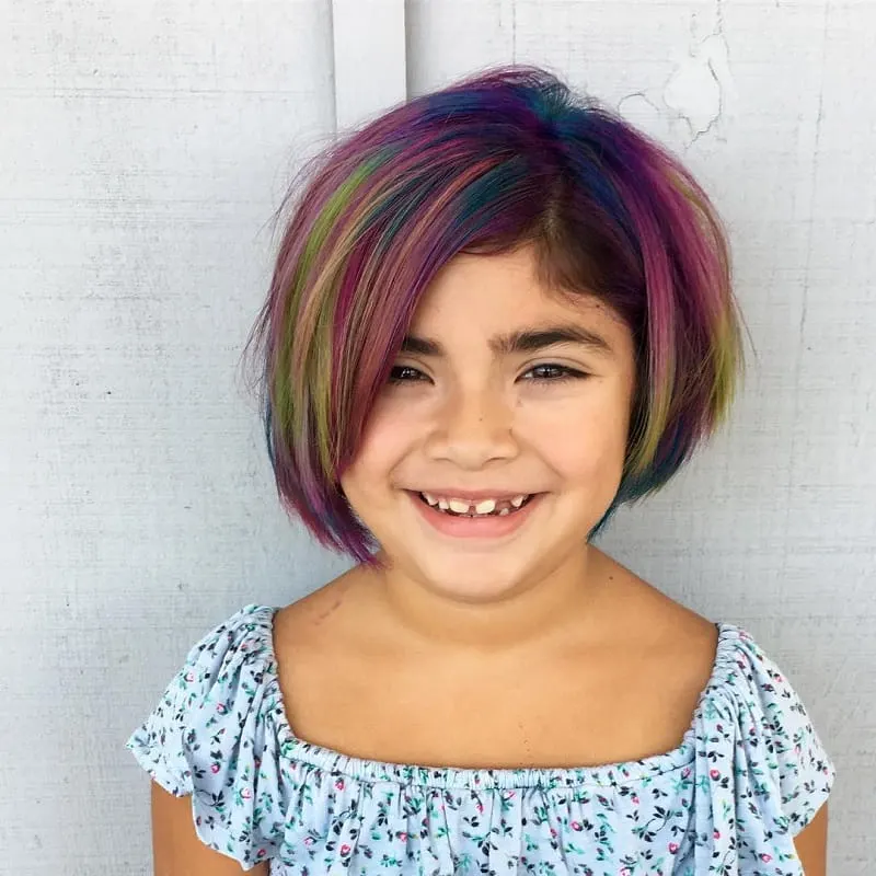 Little Girl's Multi-Colored Bob