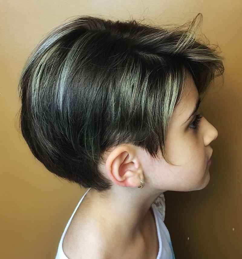 Little Girls with Short Layered Hair
