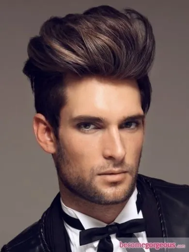 long quiff hairstyle
