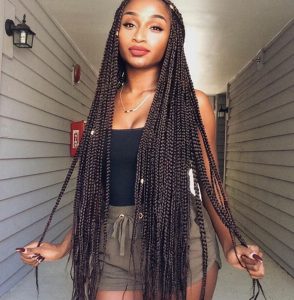 31 Unbeatable Long Box Braids to Explore – HairstyleCamp